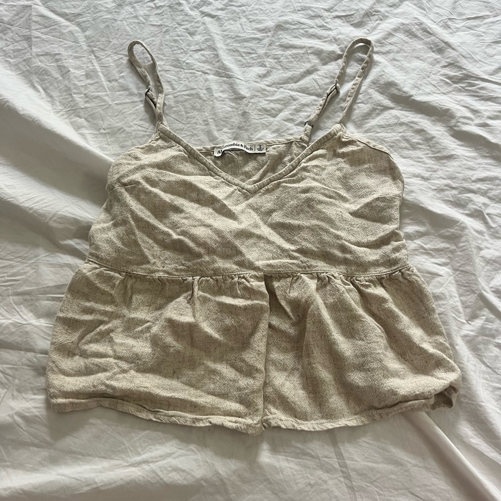 abercrombie linen tank